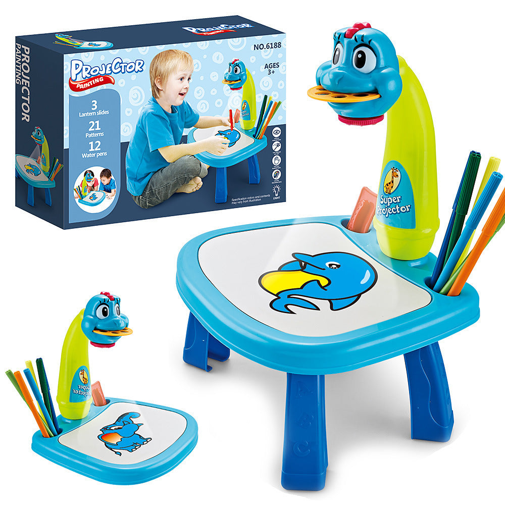LED Art Projector Drawing Board for Kids - Educational Toy & Craft Gift